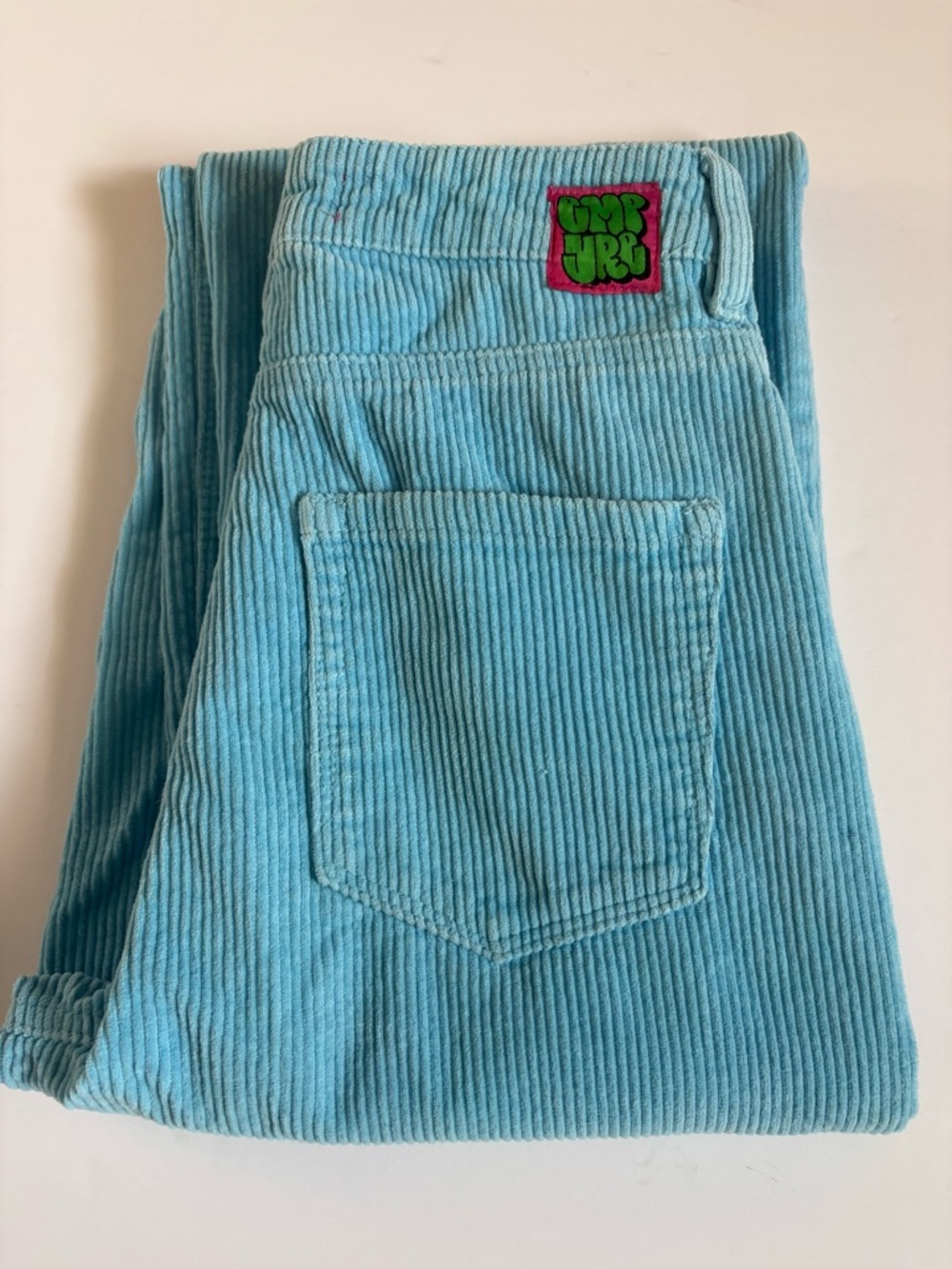 Empyre Tori Blue Corduroy women’s skateboard jeans, Sz 2, fit bigger. - Picture 12 of 12